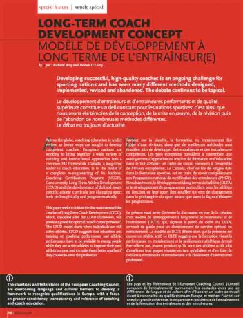 Long-Term Coach Development Concept