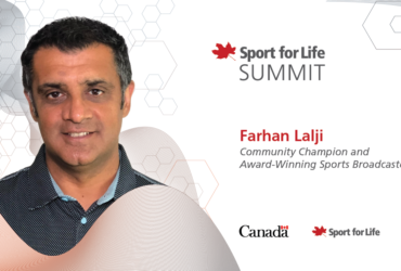 Community champion and award-winning sports broadcaster to deliver keynote address at 2023 Sport for Life Summit
